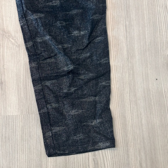 Free People Linen Metallic Elastic Waist Pants - Picture 6 of 9